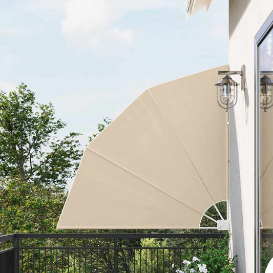 vidaXL Balcony Privacy Screen 140 x 140 cm Polyester Beige