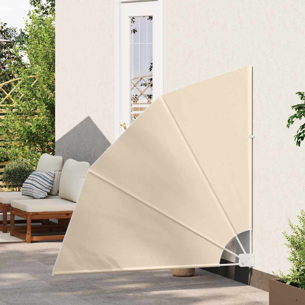 vidaXL Balcony Privacy Screen 140 x 140 cm Polyester Beige