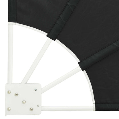 vidaXL Balcony Privacy Screen 140 x 140 cm Polyester Black