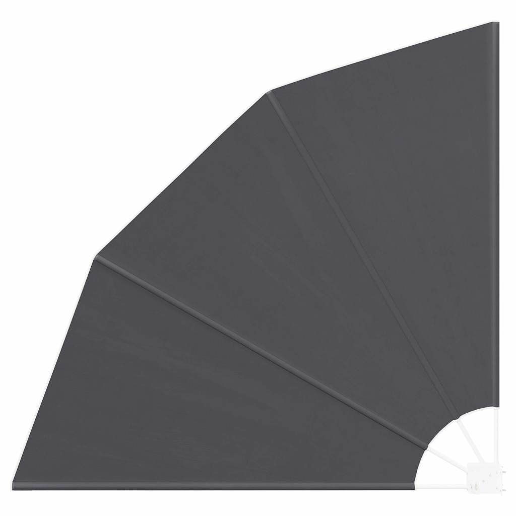 vidaXL Balcony Privacy Screen 140 x 140 cm Polyester Black