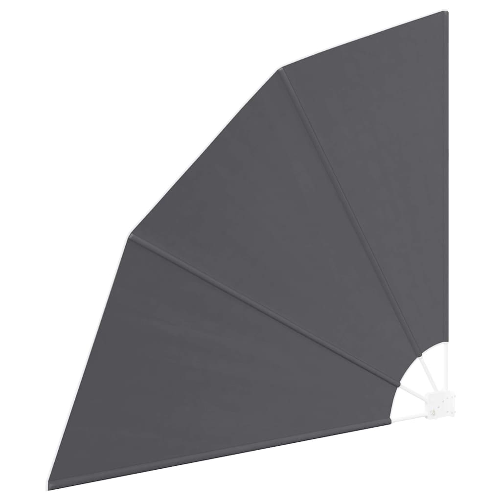 vidaXL Balcony Privacy Screen 140 x 140 cm Polyester Black