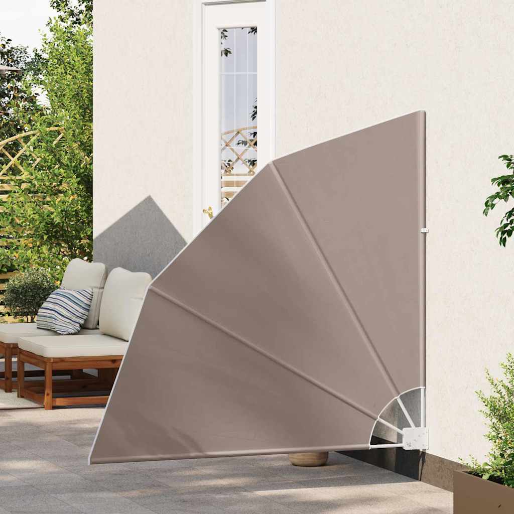 vidaXL Balcony Privacy Screen 140 x 140 cm Polyester Taupe
