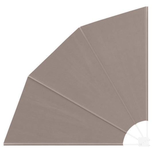vidaXL Balcony Privacy Screen 140 x 140 cm Polyester Taupe