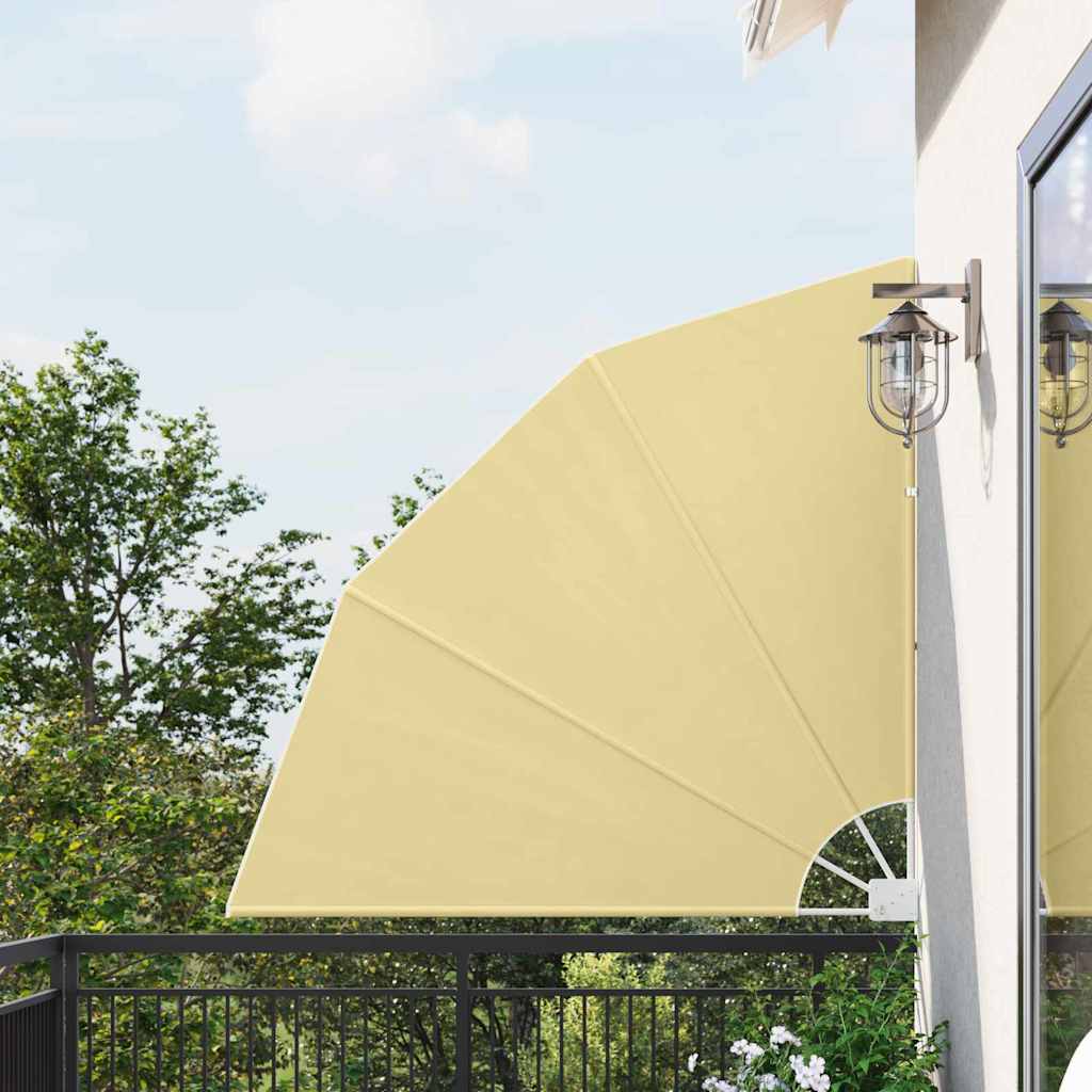 vidaXL Balcony Privacy Screen 140 x 140 cm Polyester Sand