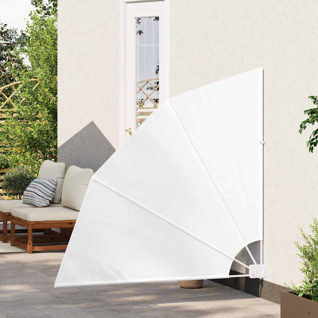 vidaXL Balcony Privacy Screen 140 x 140 cm Polyester White