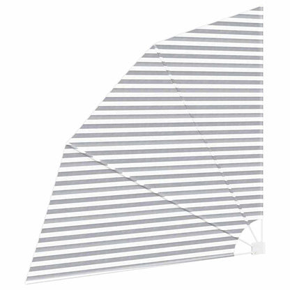 vidaXL Balcony Privacy Screen Anthracite and white 210 x 210 cm Fabric