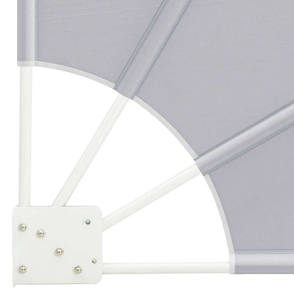 vidaXL Balcony Privacy Screen 115 x 115 cm Polyester Grey