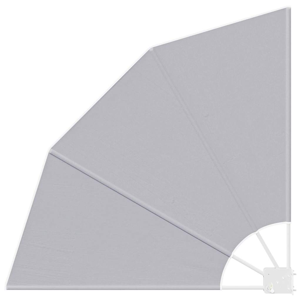 vidaXL Balcony Privacy Screen 115 x 115 cm Polyester Grey