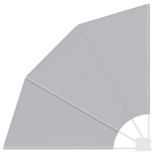 vidaXL Balcony Privacy Screen 115 x 115 cm Polyester Grey