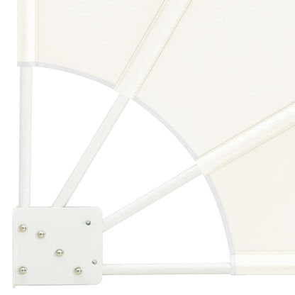 vidaXL Balcony Privacy Screen 115 x 115 cm Polyester Cream