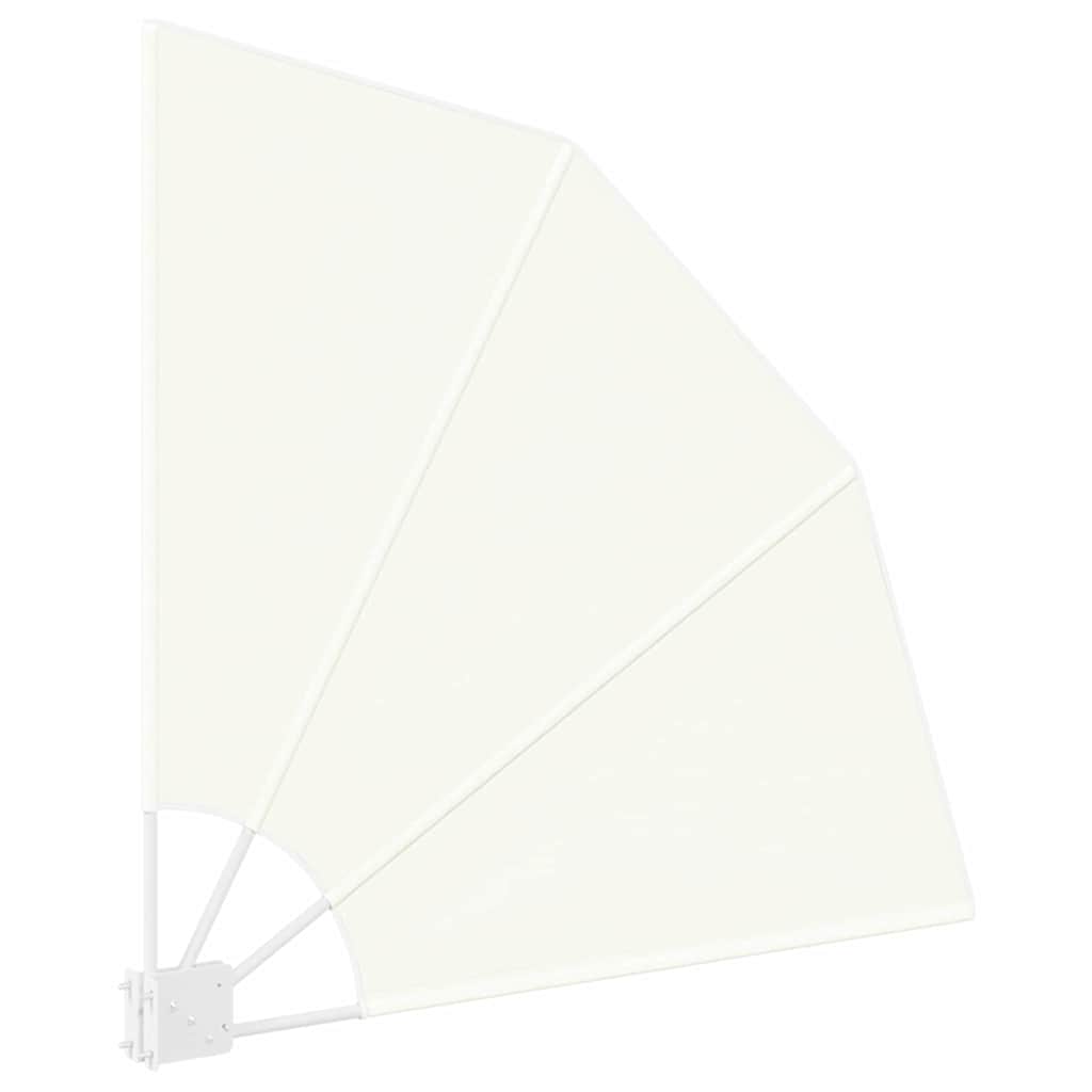 vidaXL Balcony Privacy Screen 115 x 115 cm Polyester Cream