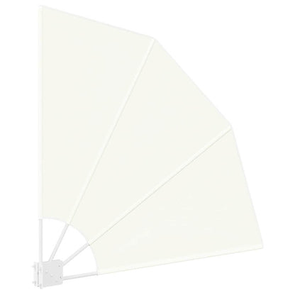 vidaXL Balcony Privacy Screen 115 x 115 cm Polyester Cream