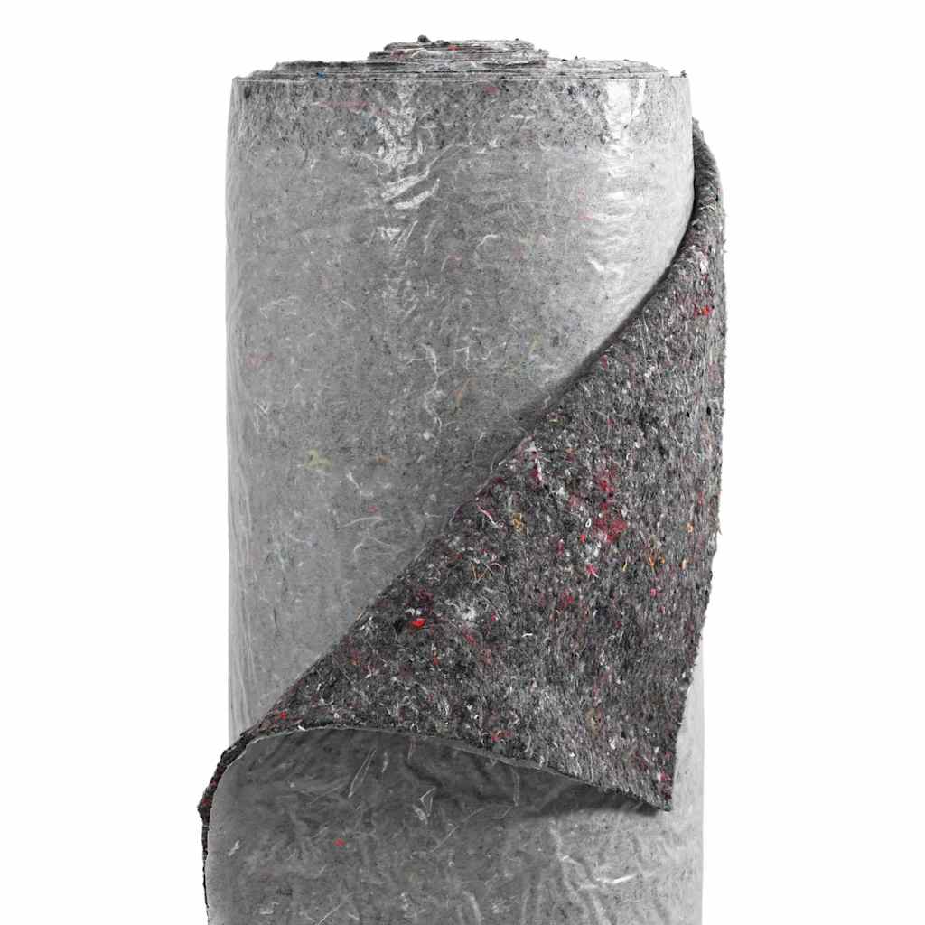 vidaXL Pond Fleece Folding Grey 1 x 25 m Polyester and Cotton