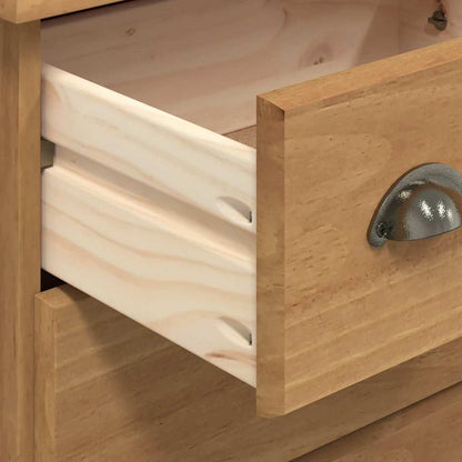 vidaXL Chest of Drawer 5-Drawer ASKIM Brown 48.5 x 40 x 79 cm