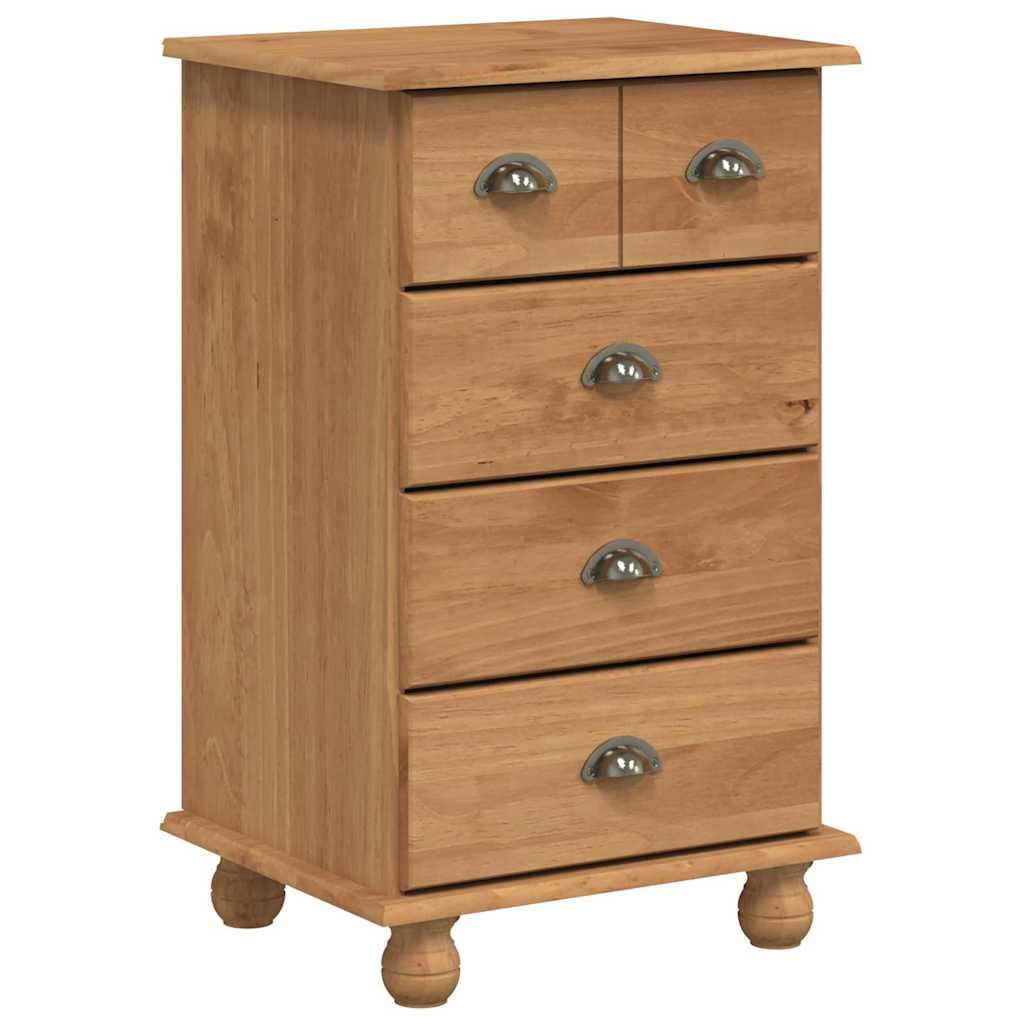 vidaXL Chest of Drawer 5-Drawer ASKIM Brown 48.5 x 40 x 79 cm