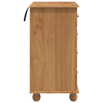 vidaXL Chest of Drawer 5-Drawer ASKIM Brown 48.5 x 40 x 79 cm