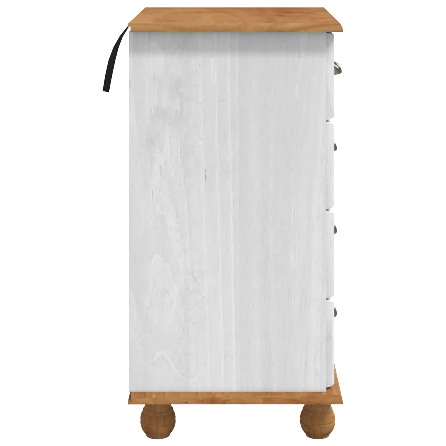 vidaXL Chest of Drawer 5-Drawer ASKIM White 48.5 x 40 x 79 cm