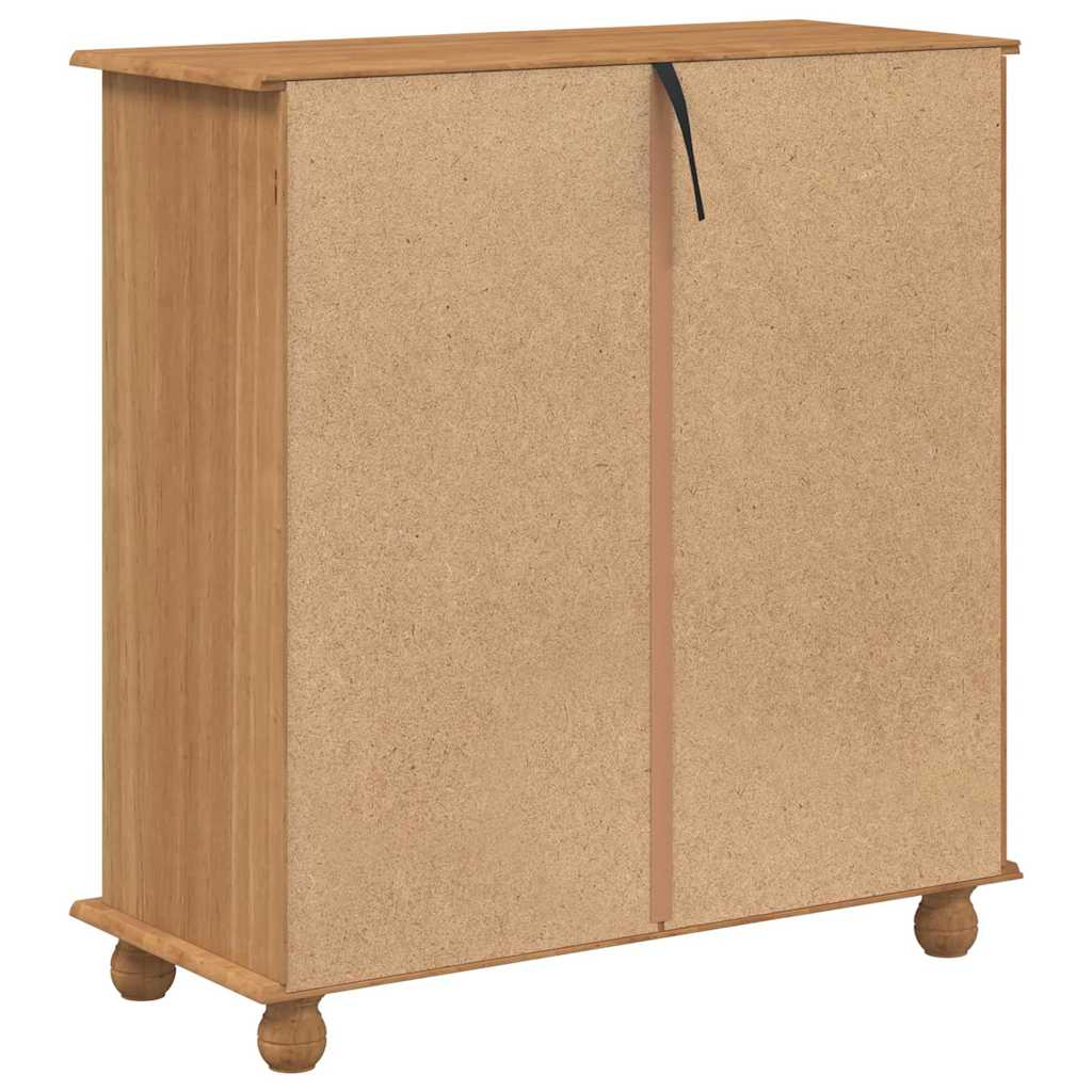 vidaXL Chest of Drawer ASKIM Brown 91 x 40 x 95.5 cm Solid Pine Wood