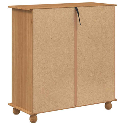 vidaXL Chest of Drawer ASKIM Brown 91 x 40 x 95.5 cm Solid Pine Wood