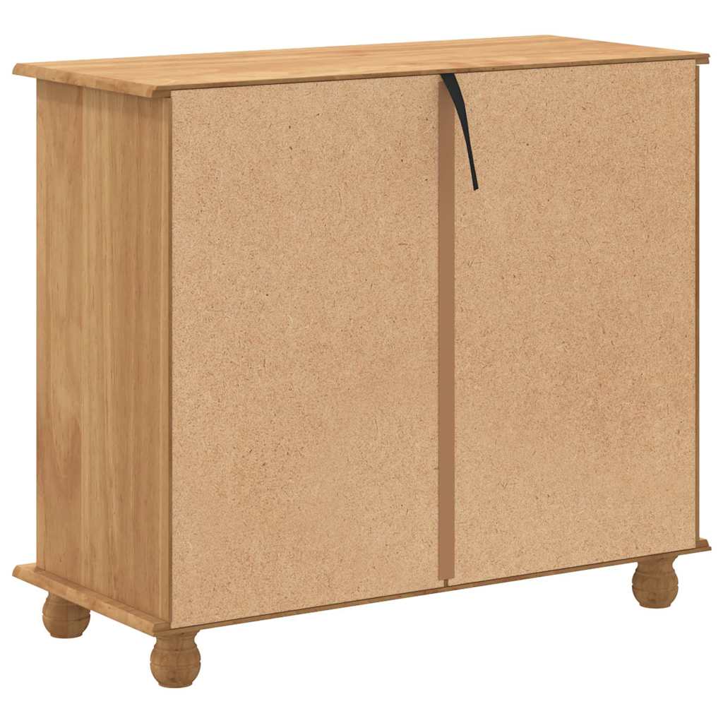 vidaXL Chest of Drawer ASKIM Brown 91 x 40 x 79 cm Solid Pine Wood