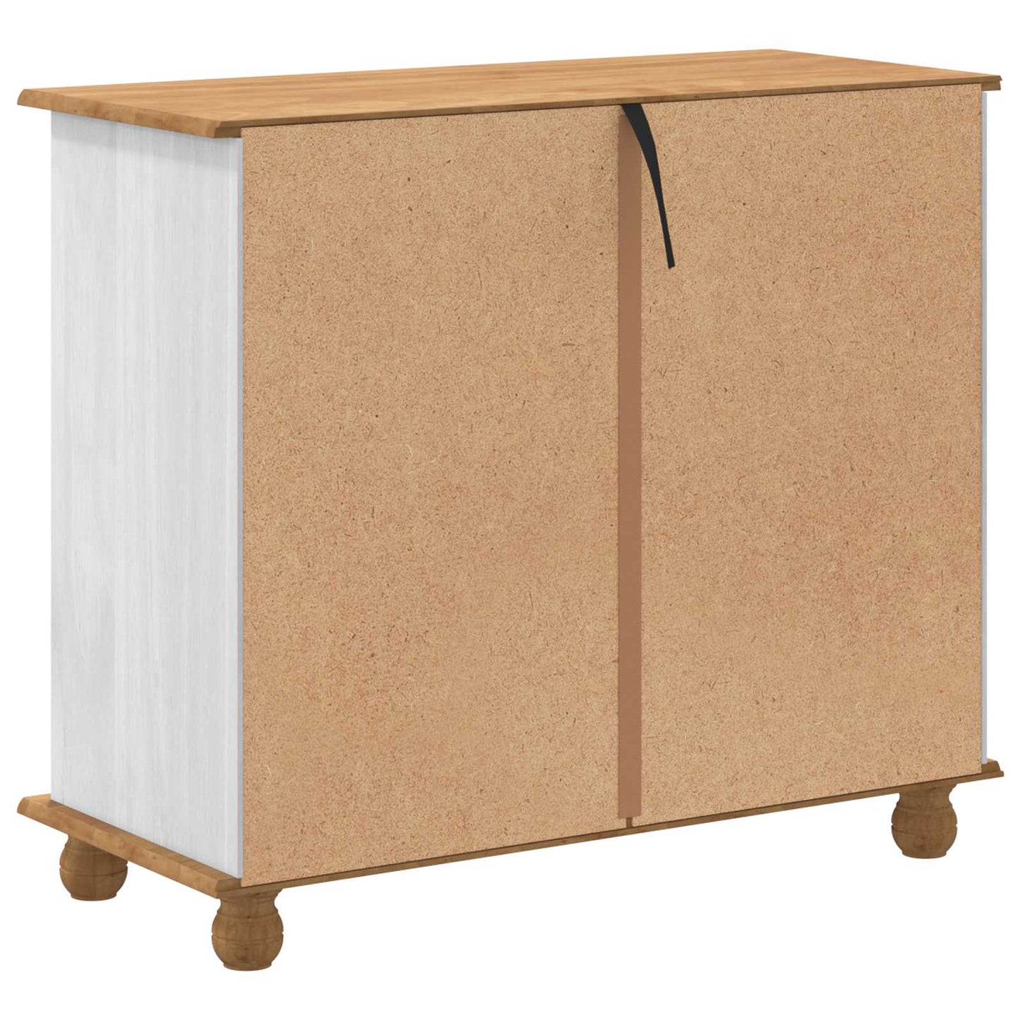 vidaXL Chest of Drawer ASKIM White 91 x 40 x 79 cm Solid Pine Wood