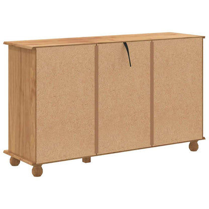 vidaXL Chest of Drawer ASKIM Brown 79 x 40 x 133.5 cm Solid Pine Wood