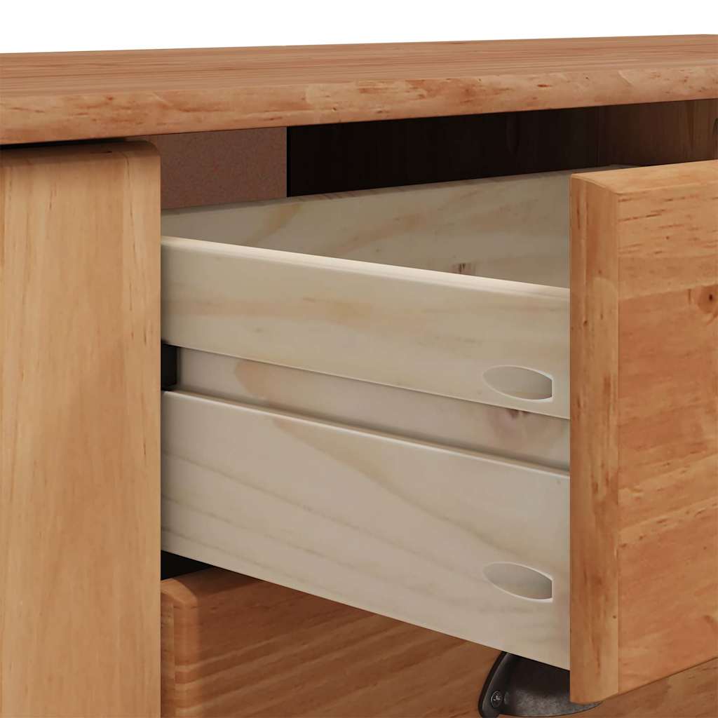 vidaXL Sideboard with Drawer ASKIM 133.5 x 40 x 79 cm Solid pine wood