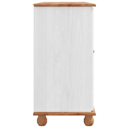 vidaXL Sideboard with Drawer ASKIM 133.5 x 40 x 79 cm Solid pine wood