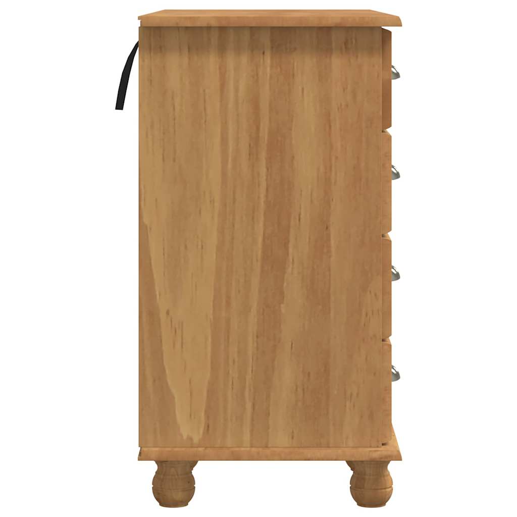 vidaXL Writing Desk ASKIM Brown 95 x 40 x 75 cm Solid Pine Wood