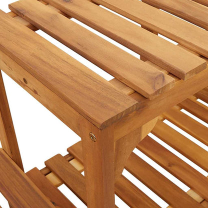 vidaXL Hot Tub Surround Brown 230 x 230 cm Solid Acacia Wood