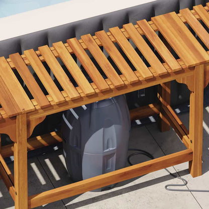 vidaXL Hot Tub Surround Brown 230 x 230 cm Solid Acacia Wood
