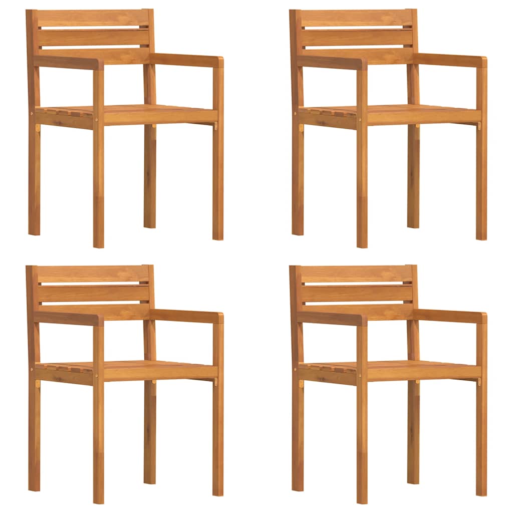 vidaXL 5 Piece Garden Dining Set Solid Wood Acacia
