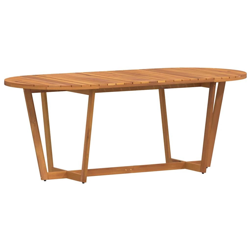 vidaXL 7 Piece Garden Dining Set Solid Wood Acacia