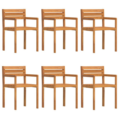 vidaXL 7 Piece Garden Dining Set Solid Wood Acacia