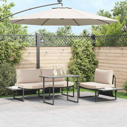 vidaXL Garden Table Grey 100 x 55 x 70 cm Wood
