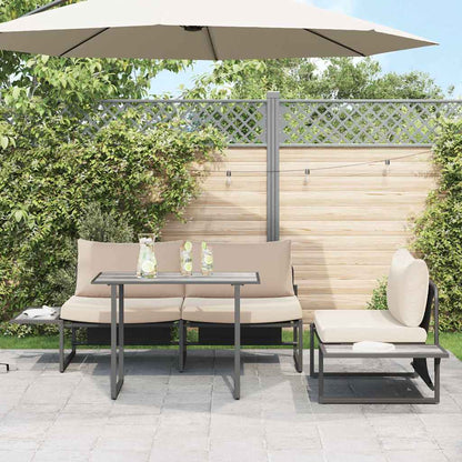 vidaXL Garden Table Grey 100 x 55 x 70 cm Wood