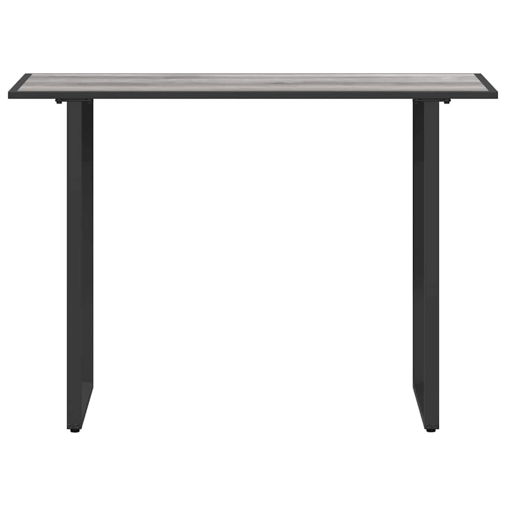 vidaXL Garden Table Grey 100 x 55 x 70 cm Wood