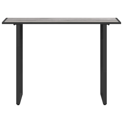 vidaXL Garden Table Grey 100 x 55 x 70 cm Wood