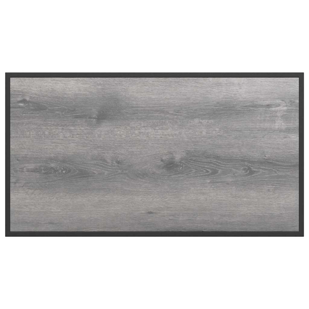 vidaXL Garden Table Grey 100 x 55 x 70 cm Wood