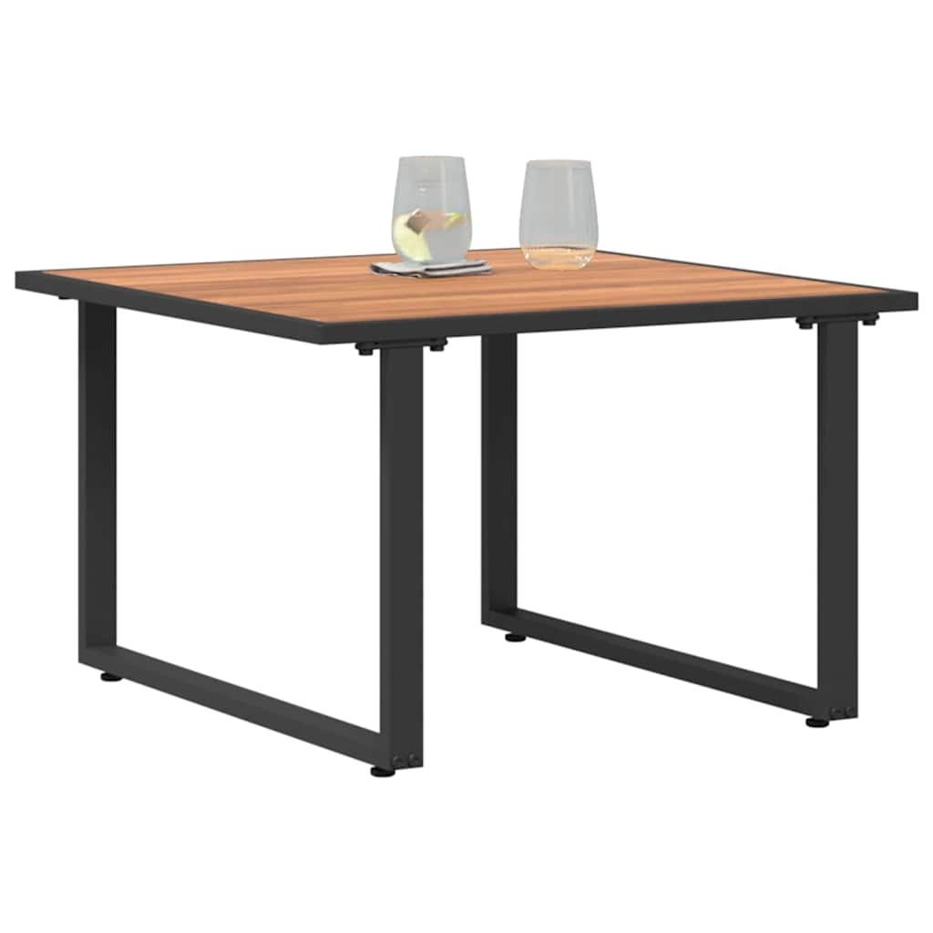vidaXL Coffee Table Black and Brown 55 x 55 x 35 cm