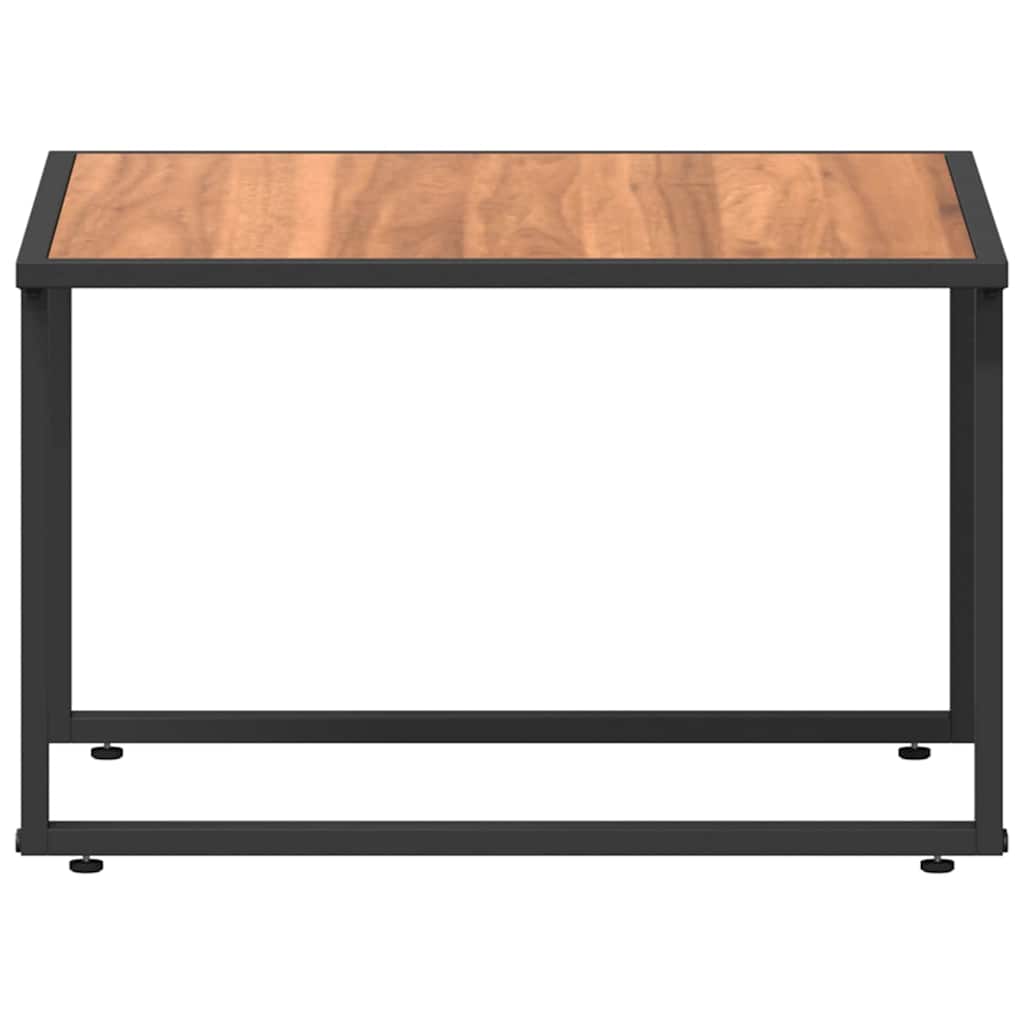 vidaXL Coffee Table Black and Brown 55 x 55 x 35 cm