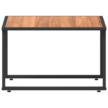 vidaXL Coffee Table Black and Brown 55 x 55 x 35 cm