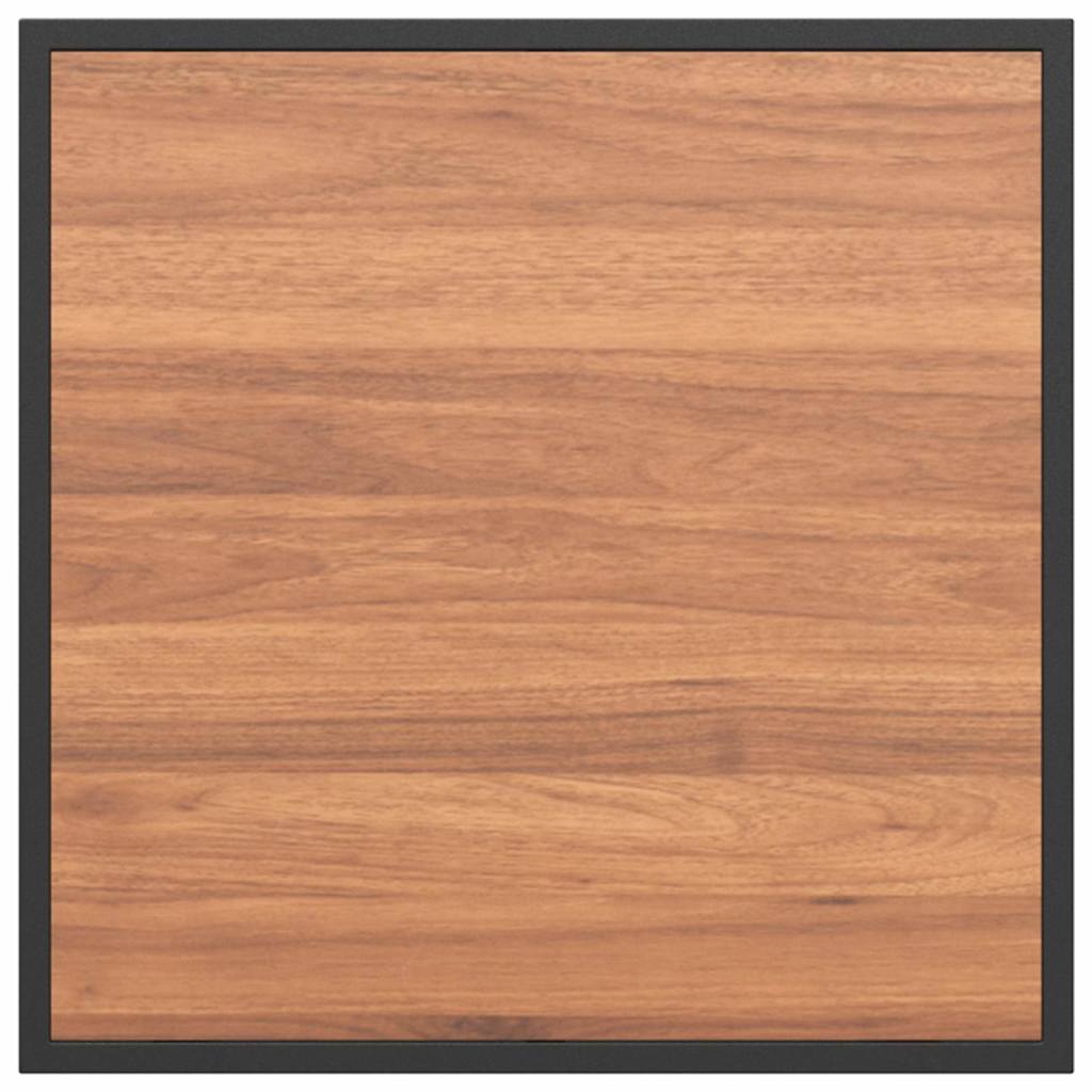 vidaXL Coffee Table Black and Brown 55 x 55 x 35 cm