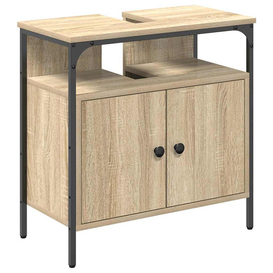 vidaXL Bathroom Cabinet Beige 60 x 30 x 60 cm Engineered wood