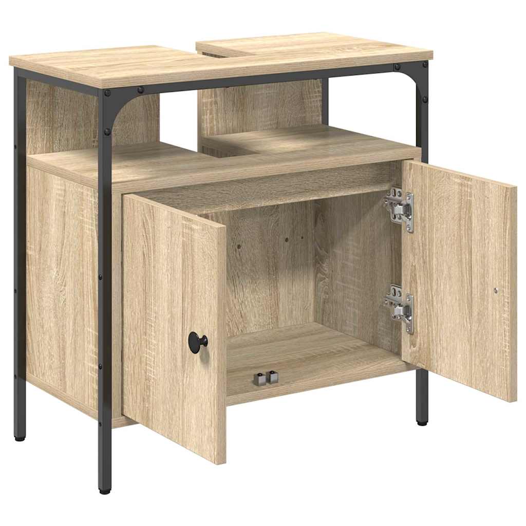 vidaXL Bathroom Cabinet Beige 60 x 30 x 60 cm Engineered wood