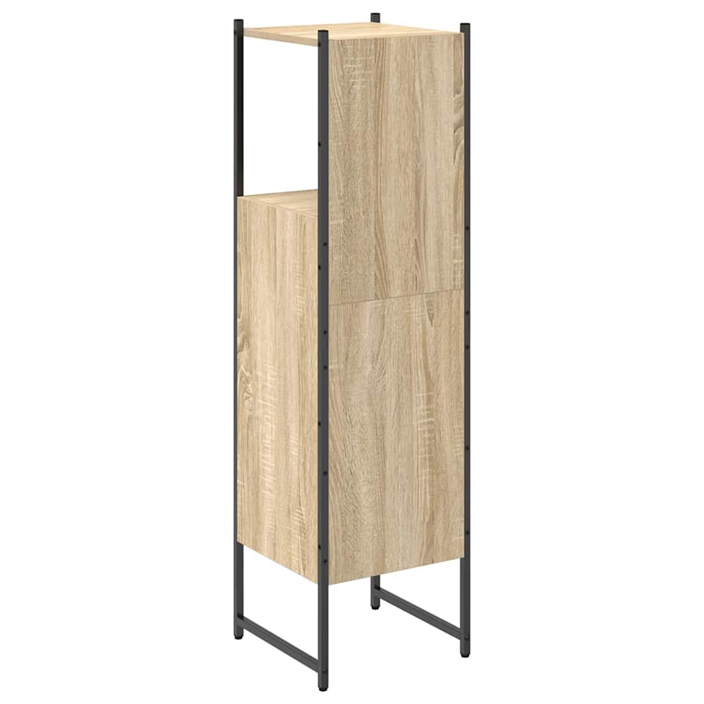 vidaXL Bathroom Cabinet Beige 33 x 33 x 120.5 cm Engineered wood