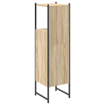 vidaXL Bathroom Cabinet Beige 33 x 33 x 120.5 cm Engineered wood
