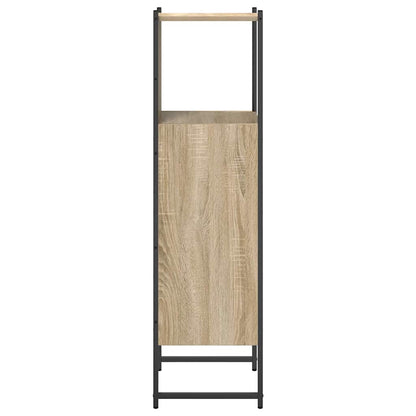vidaXL Bathroom Cabinet Beige 33 x 33 x 120.5 cm Engineered wood