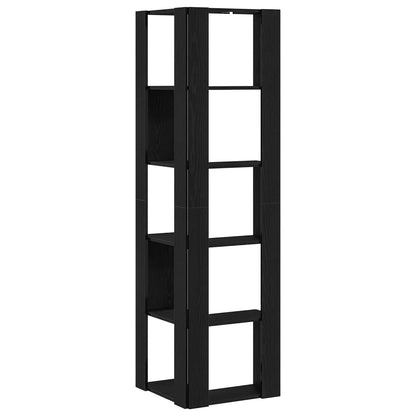 vidaXL Bookcase 5-Tier 50 x 50 x 179 cm Black Oak