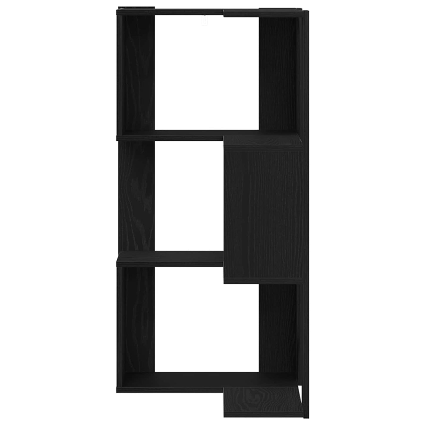 vidaXL Bookcase 3-Tier 50 x 50 x102 cm Black Oak